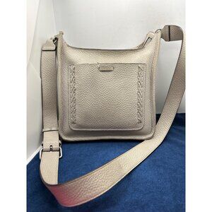 Leather Shoulder Bag With Front Pocket & Adjustable Strap Rebecca minkoff